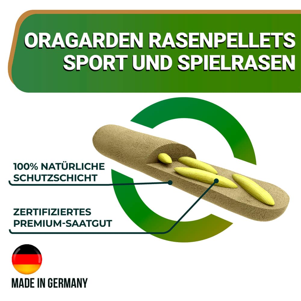 OraGarden Rasenpellets Sport und Spielrasen 1.4 kg