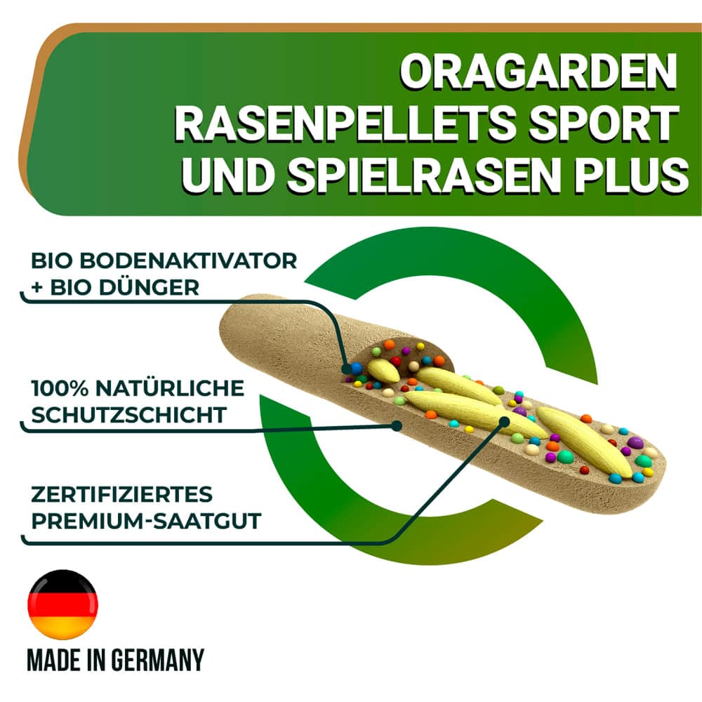 OraGarden Rasenpellets Sport und Spielrasen Plus 0.7 kg