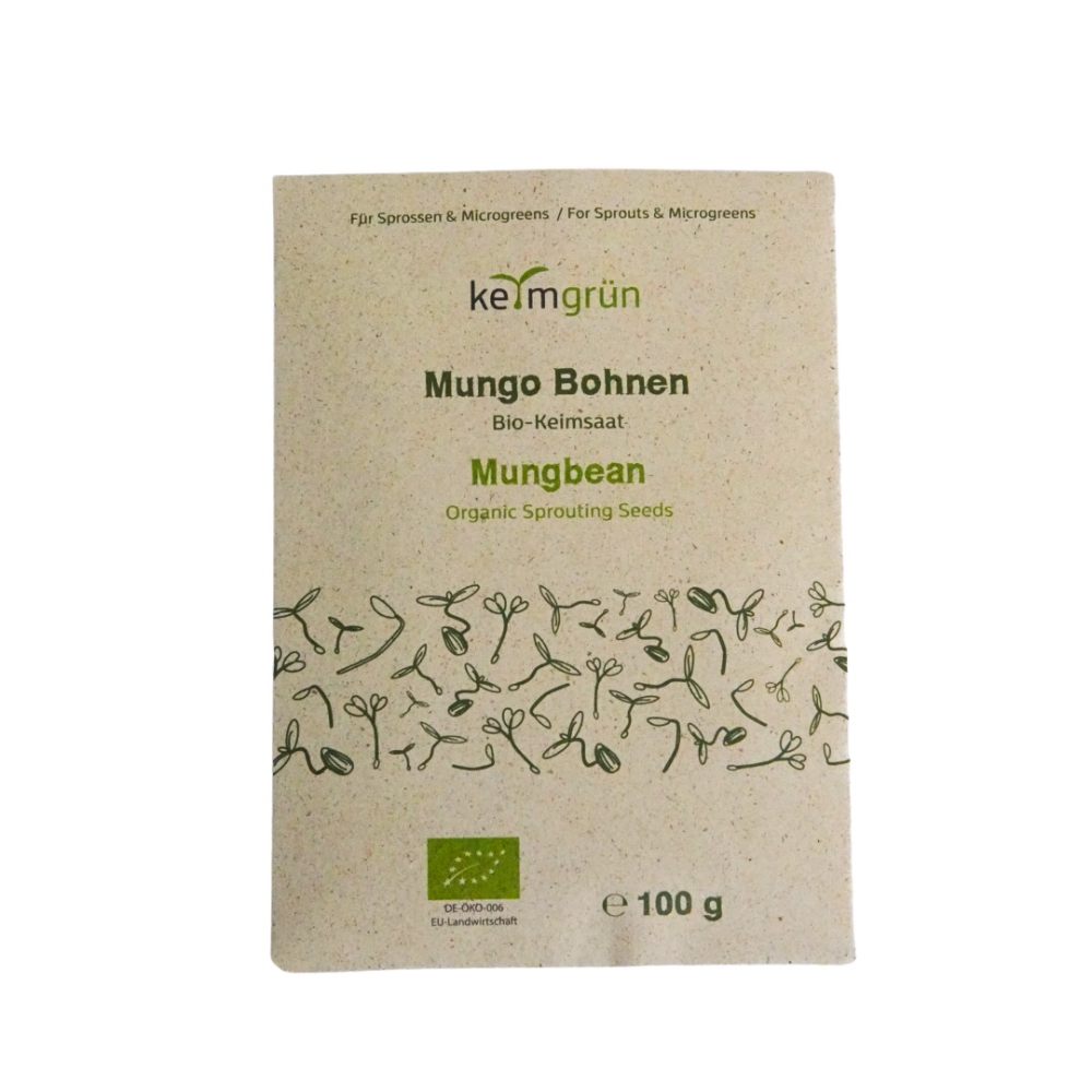 KeimGrün Bio-Keimsaat Mungobohnen 100 g