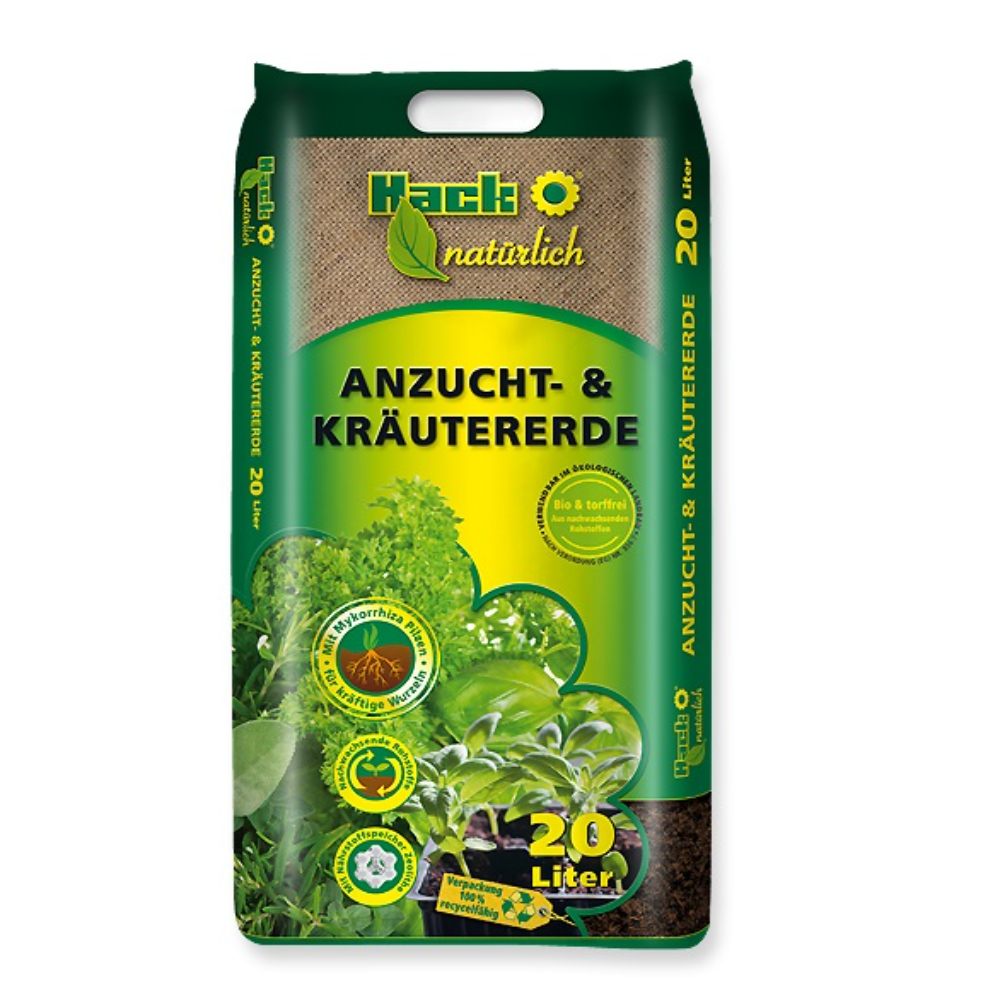 HACK Anzucht- & Kräutererde 20 Liter