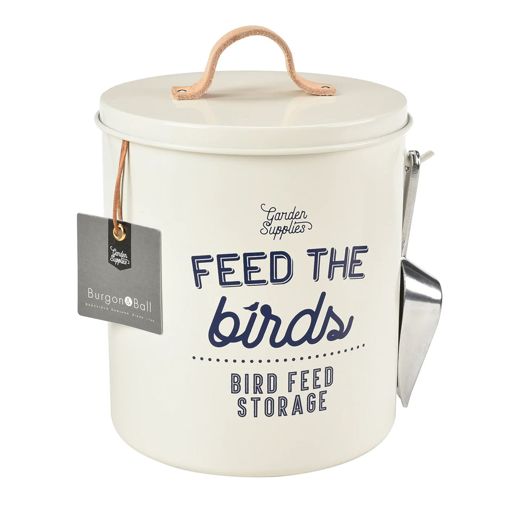 Burgon & Ball Vogelfutterdose 'Feed the Birds' - Creme