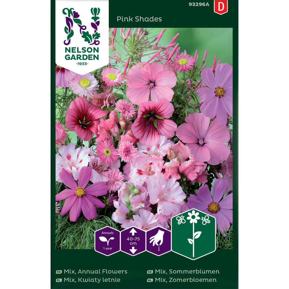 Nelson Garden Mix, Sommerblumen, Pink Shades