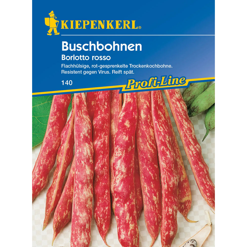Kiepenkerl Profi-Line Buschbohnensamen Borlotto Rosso